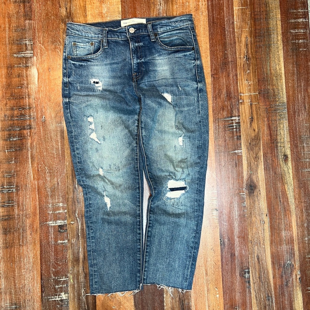 Gap 1969 Jeans -‎ Women's - Distressed - Size 26R - Medium Wash Blue